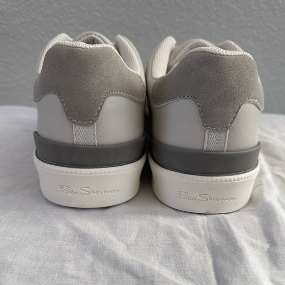 Ben Sherman Hammond Grey Leather Shoes Men’s 10.5 NIB - Picture 3 of 11